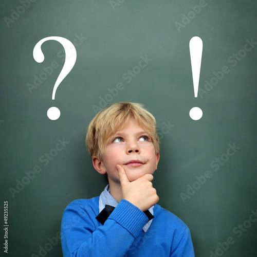 Photo: Child at the Blackboard decisions Child at the Blackboard decisions