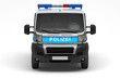 Einsatzfahrzeug der Polizei (Front)