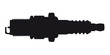 Spark Plug Silhouette
