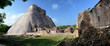 Magician pyramid in the Maya city of Uxmal, Yucatan