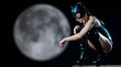 woman in cat costume