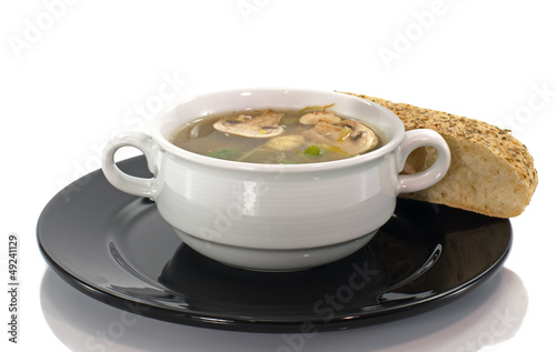 Photo: mushroom soup mushroom soup