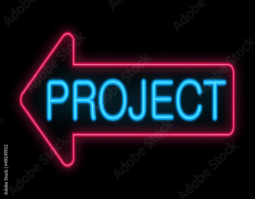 Illustration: Project concept. Project concept.