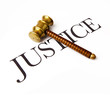 justice book and hammer