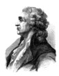 Gentleman - end 18th century (Portrait - Profil)