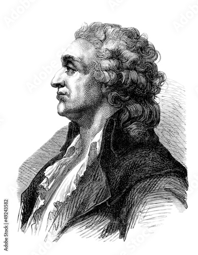 Illustration: Gentleman - end 18th century (Portrait - Profil) Gentleman - end 18th century (Portrait - Profil)