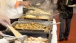 warmes Buffet einer Betriebsfeier