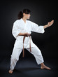Photo: Karate woman in pose Karate woman in pose