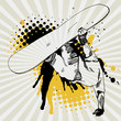 Illustration of Snowboarder