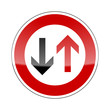 verkehrszeichen v2 gegenverkehr hat vorfahrt I