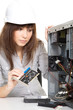 Photo: Frau als PC Techniker Frau als PC Techniker