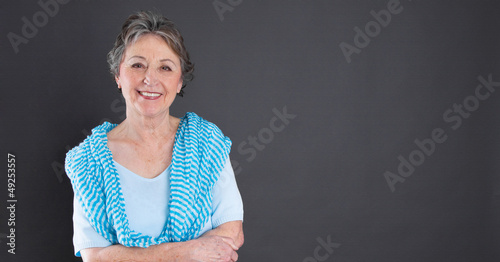 Photo: Ältere Frau - in den besten Jahren als Hintergrund Ältere Frau - in den besten Jahren als Hintergrund