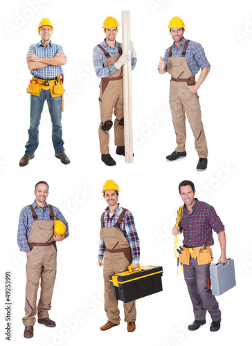Photo: Industrial construction workers Industrial construction workers