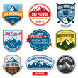 Ski badges