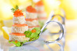 Kaviar-Lachs-Häppchen