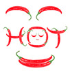 face of red hot chili