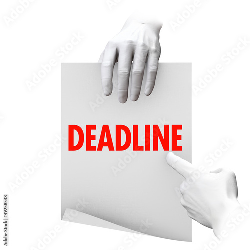 Illustration: deadline deadline