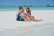 happy family on vacation