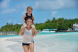happy family on vacation