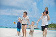 happy family on vacation