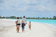 happy family on vacation