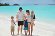 happy family on vacation