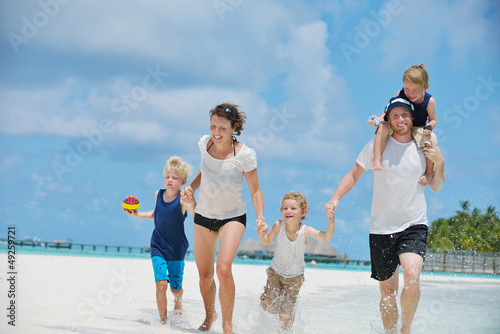 Photo: happy family on vacation happy family on vacation