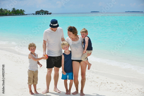Photo: happy family on vacation happy family on vacation