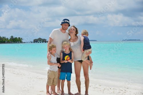 Photo: happy family on vacation happy family on vacation