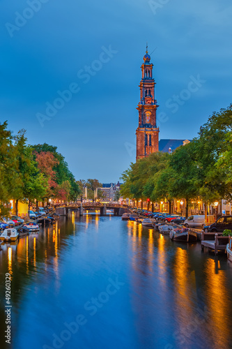 Photo: Western church in Amsterdam Western church in Amsterdam