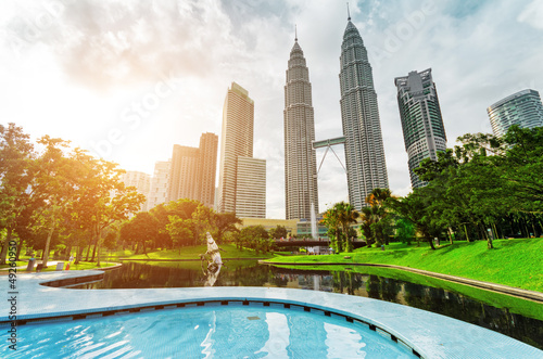 Photo: Downtown of Kuala Lumpur in KLCC district Downtown of Kuala Lumpur in KLCC district