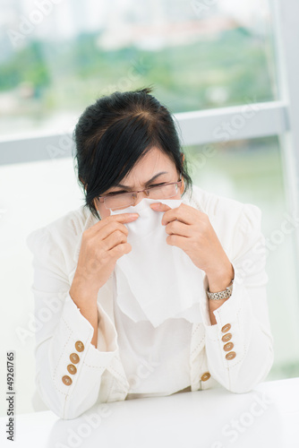 Photo: Having flu Having flu