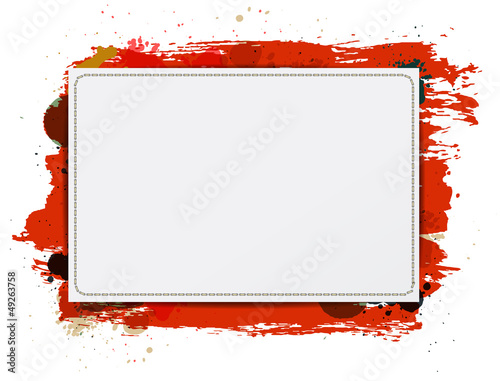 Vector: Vector paper banner background grungy paint watercolor red Vector paper banner background grungy paint watercolor red
