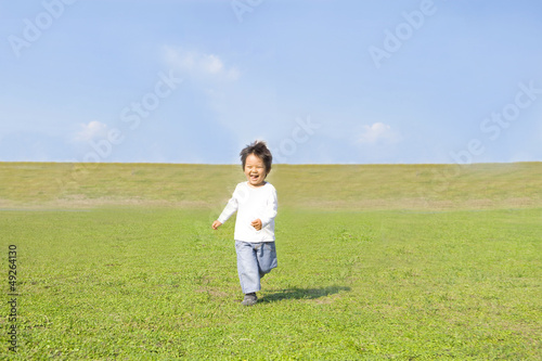 Photo: 元気いっぱい走る子供 元気いっぱい走る子供