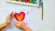 kid drawing timelapse