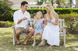 Family Girl Child Daughter Blowing Bubbles