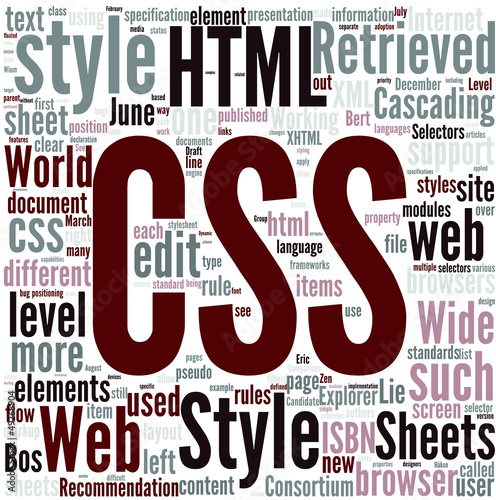Vector: Cascading Style Sheets Concept Cascading Style Sheets Concept