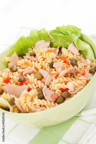 Photo: Pasta in bowl. Pasta in bowl.