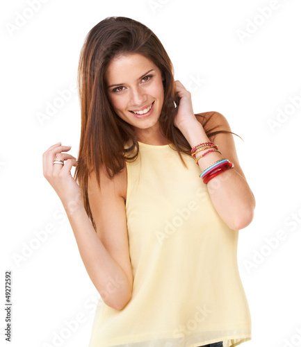 Photo: She's got a carefree attitude! She's got a carefree attitude!