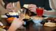At Dinner
