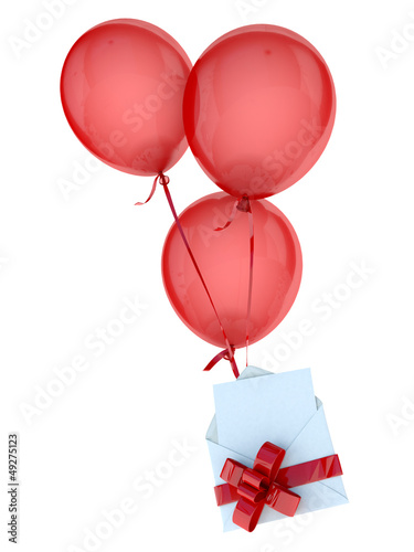 Photo: Floating greeting card Floating greeting card