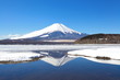 Mountain Fuji in winter