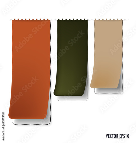 Vector: Set of labels with place for text. Vector illustration. Set of labels with place for text. Vector illustration.