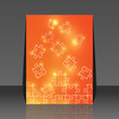 Abstract puzzle background flyer design