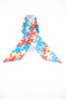 Jigsaw ribbon for autism
