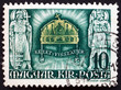 Postage stamp Hungary 1940 Crown of St. Stephen
