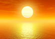 sun above the horizon