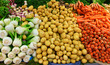 Photo: Fresh tasty vegetables in a shop Fresh tasty vegetables in a shop
