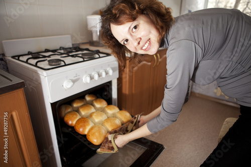 Photo: Fresh pastries from the oven. Fresh pastries from the oven.