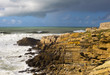 View of cliffs at Guincho, Portugal